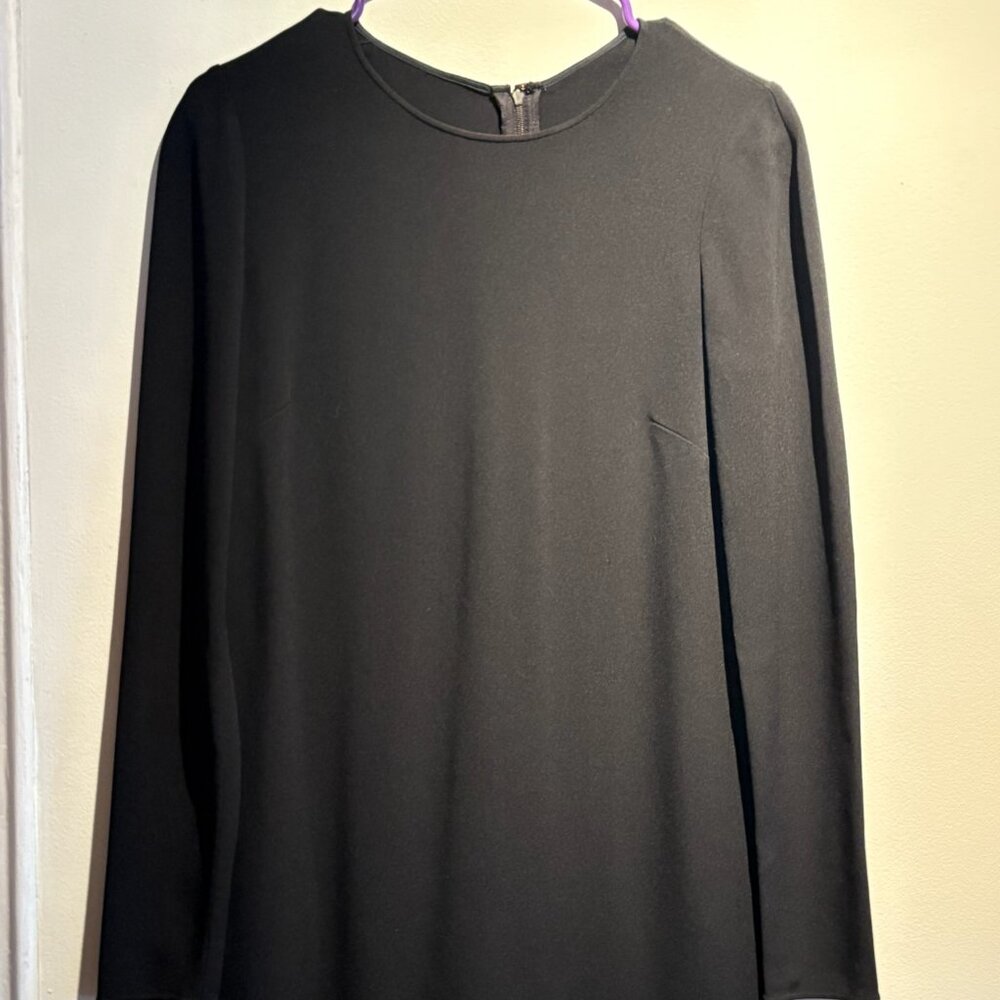 Dolce & Gabbana - Black Long Sleeve Simple Dress